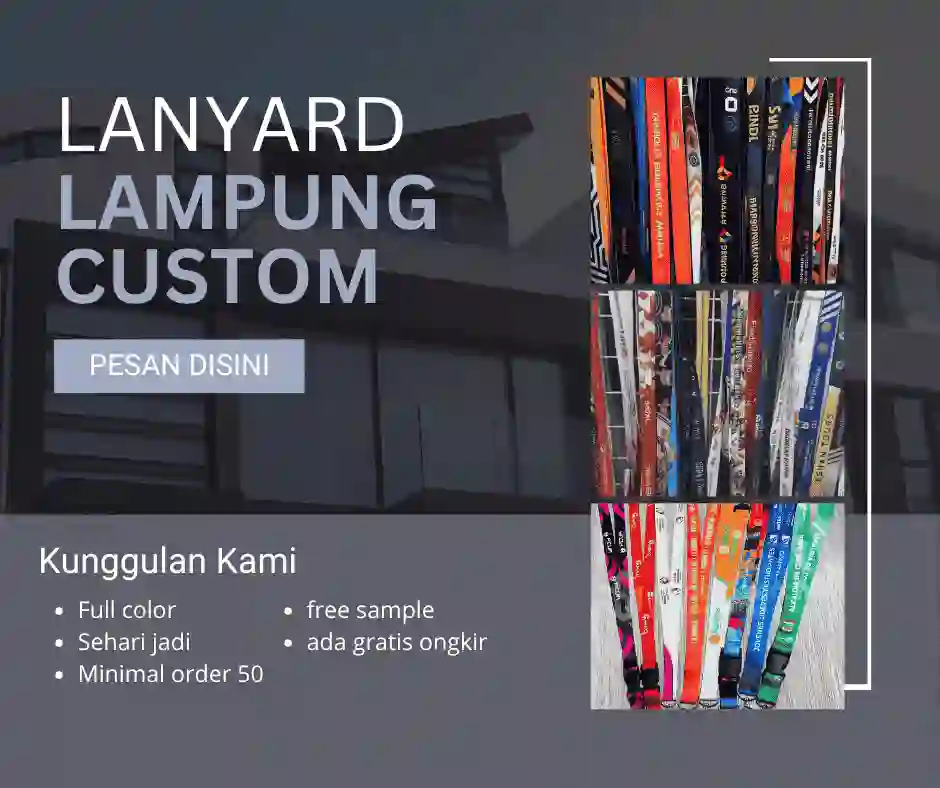 Jasa Cetak Lanyard Custom Lampung
